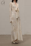 Mutedance silk dress MD-MD24SS75-HUIBAI